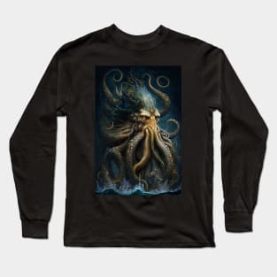 Sea Monster Kraken Long Sleeve T-Shirt